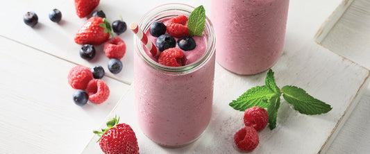 Berry Smoothie with Soy Milk